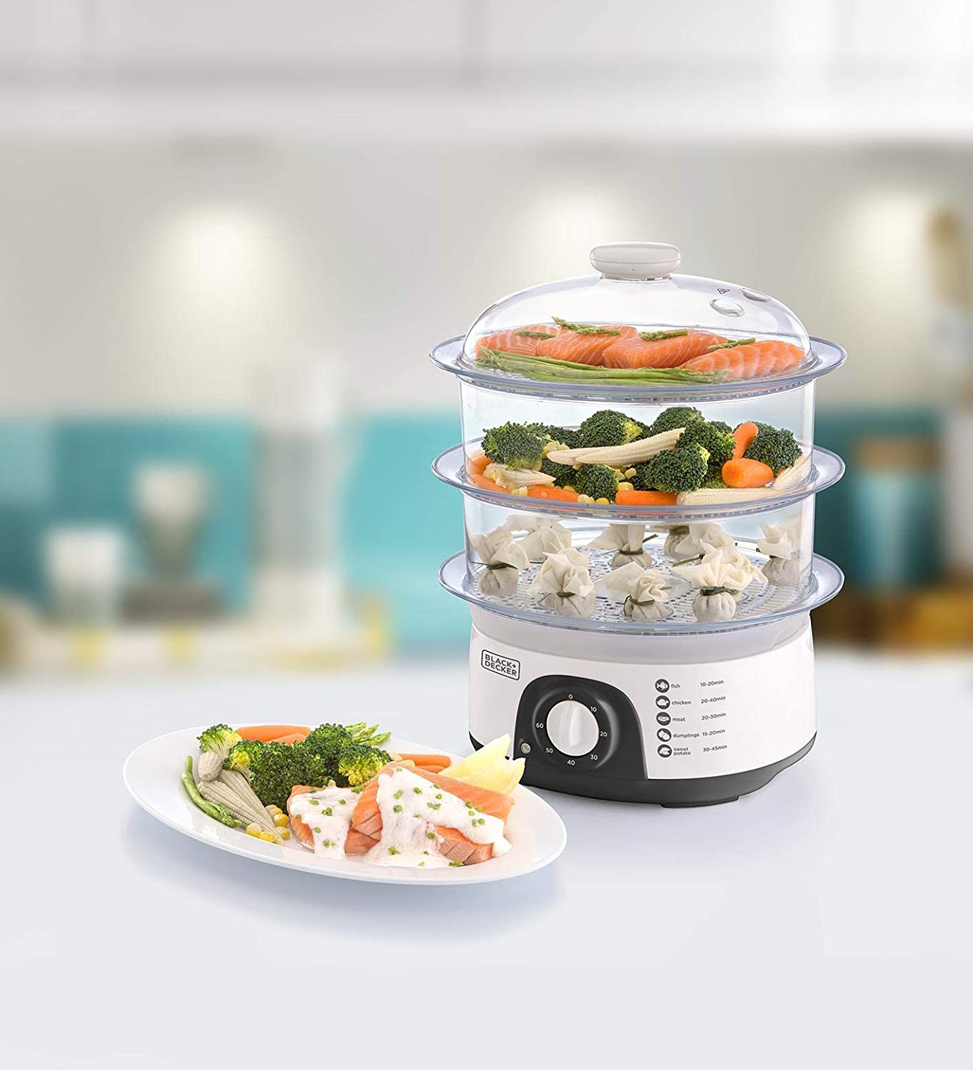 Black & Decker HS6000 Food Steamer 50 Hz 220 Volts NOT FOR