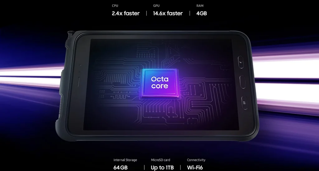 Galaxy Tab Active3 LTE Speed Specifications