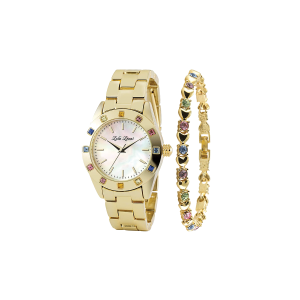 Lola Leoni Gold Watch and Bracelet