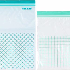 Plastic Freezer Bag, Turquoise, Light Turquoise, Sealable Bags, Zip locks