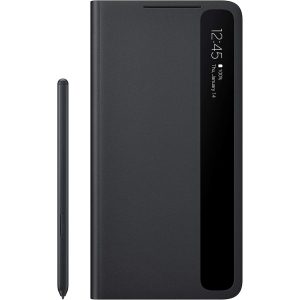 Samsung Galaxy S21 Ultra S-View Flip Case with S-Pen Bundle - Black