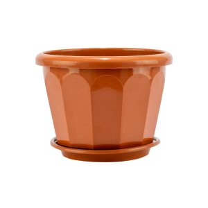 FAMILY PLASTICS Hexagonal Flower Pot