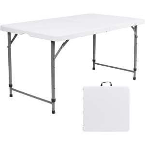 Folding Lightweight Trestle Outdoor Camping Plastic Table