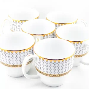 Dankotuwa World Class Tableware Set of 6 Porcelain Cups