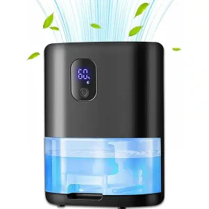 Portable Dehumidifier with Auto Shut off - 1000ml water tank