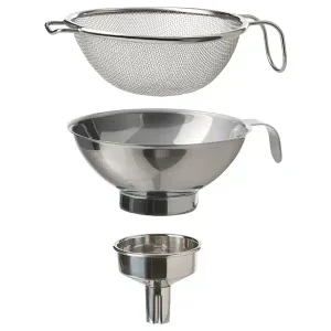 Stainless Steel Funnel Set of 3
