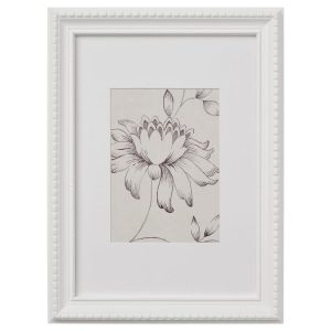 Frame, white, 21x30 cm