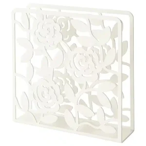 White Napkin Holder