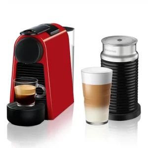 Nespresso Essenza Bundle Mini Automatic Espresso Machine with Aeroccino Milk Frother