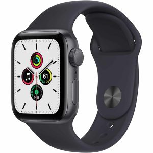 Apple Watch SE (GPS, 40mm) - Space Grey Aluminium Case with Midnight Sport Band
