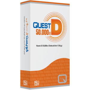 Quest D, Vitamin D3 50000 Iu,15 Tablets