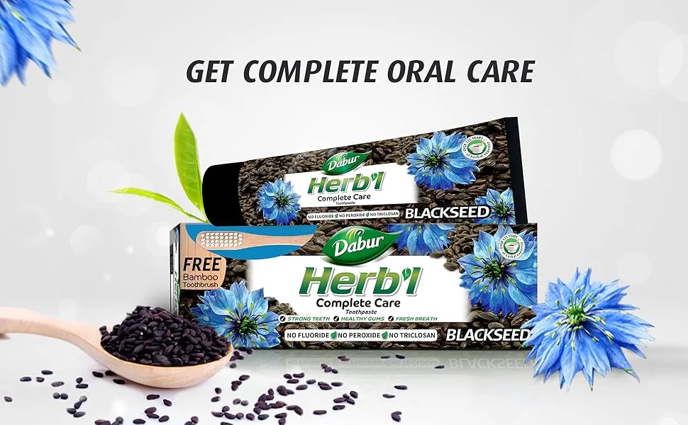 Dabur, Herbl, Blackseed, Toothpaste, 150g