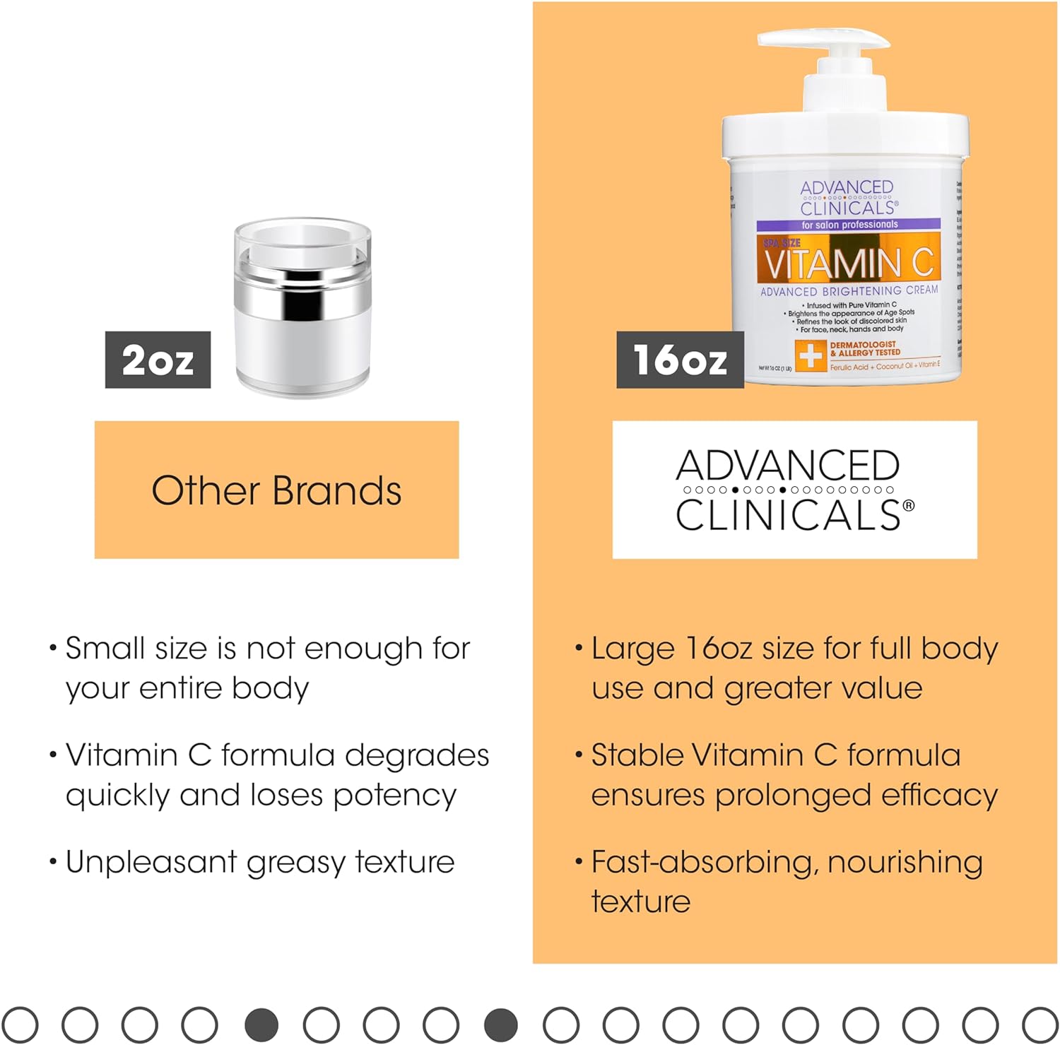 Advanced Clinicals, Vitamin C Cream