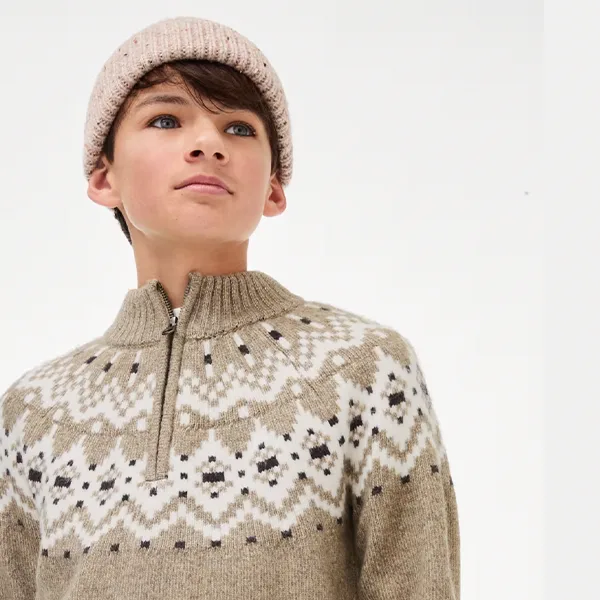 Fair Isle Half Zip, Christmas Jumper