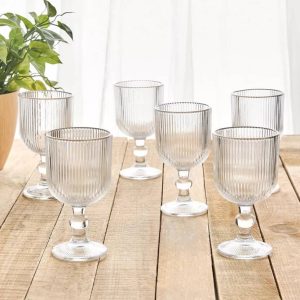 Matcha 6-Piece Stem Glass Set - 370 ml