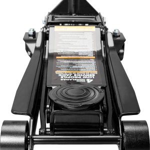 Torin AT84007NB Hydraulic Low Profile Service/Floor Jack with Dual Piston Quick Lift Pump, 4 Ton (8,000 lb) Capacity, Black
