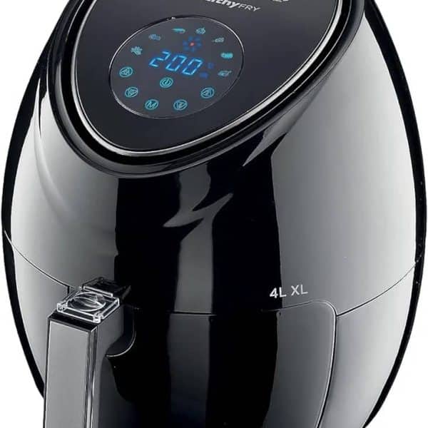 KENWOOD Digital Air Fryer XL 4.0L 1.8KG 1500W | Air Fryer with Rapid Hot Air Circulation | Air Fryer for Frying, Grilling, Broiling, Roasting, Baking and Toasting HFP31.000BK Black