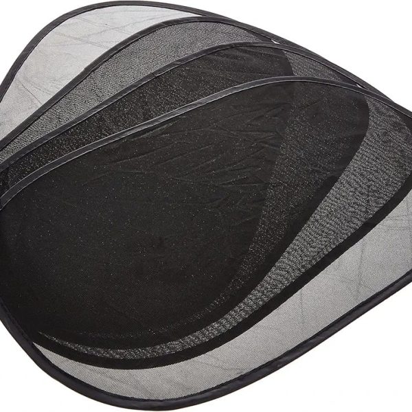 Baby Car Window Shades - 20"x12" (4 Pack) | Side Sun Shade for with Total Glare, Heat, Blocks over 98% of harmful UV Rays Protection Back Sunshade Blocke