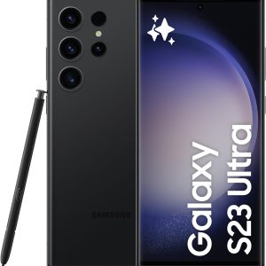 Samsung Galaxy S23 Ultra, AI Phone, Dual SIM, 5G, Android Smartphone, RAM-12GB, ROM-256GB, Phantom Black