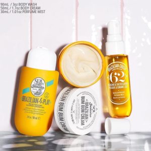 Sol de Janeiro Brazilian Bum Bum Cream – Fast-Absorbing Firming Body Cream Set of 3