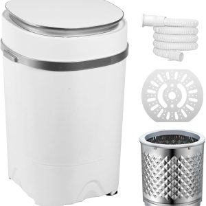 Portable Washing Machine, 2-In-1 Semi-automatic, 4Kg Capacity Mini Washing Machine, Suitable for Apartment, Dorm, Camping, Travelling, Blue Light Antibacterial