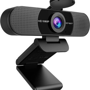EMEET 1080P Webcam with Microphone, C960 Web Camera, 2 Mics Streaming Webcam, 90°FOV Computer Camera, Plug and Play USB Webcam for Online Calling/Conferencing, Zoom/Teams/Facetime/YouTube, Laptop/PC