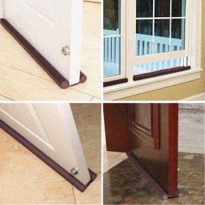 TEKKA 30" Door Draft Stopper – Under Door Breeze, Noise, Light & Smell Blocker for Doors and Windows