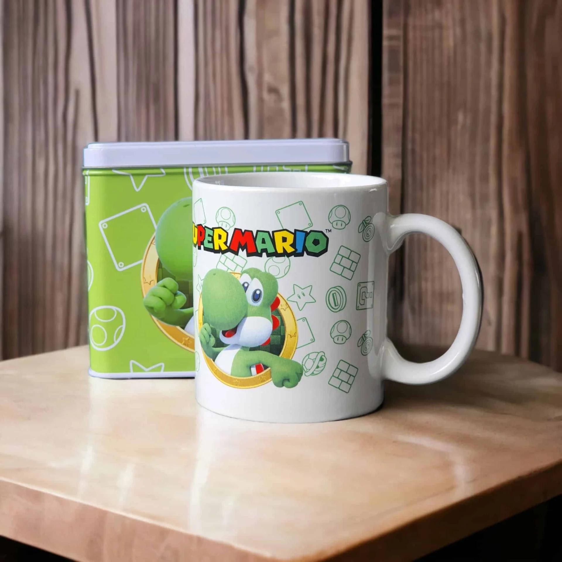 Super Mario Piggy Bank With Cup