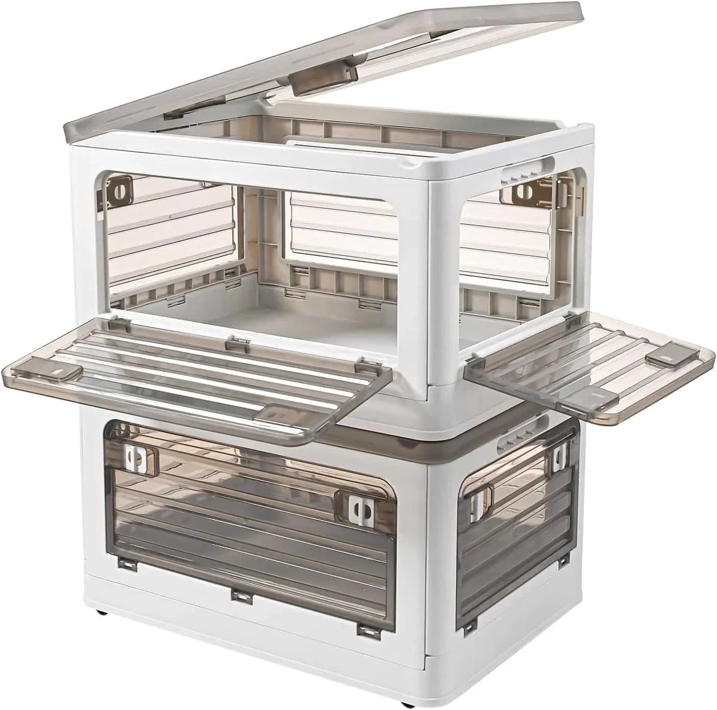 32Qt Collapsible Storage Bins with Wheels