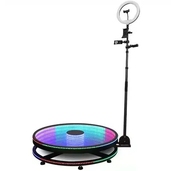 360 RGB Light Glass Photo Booth