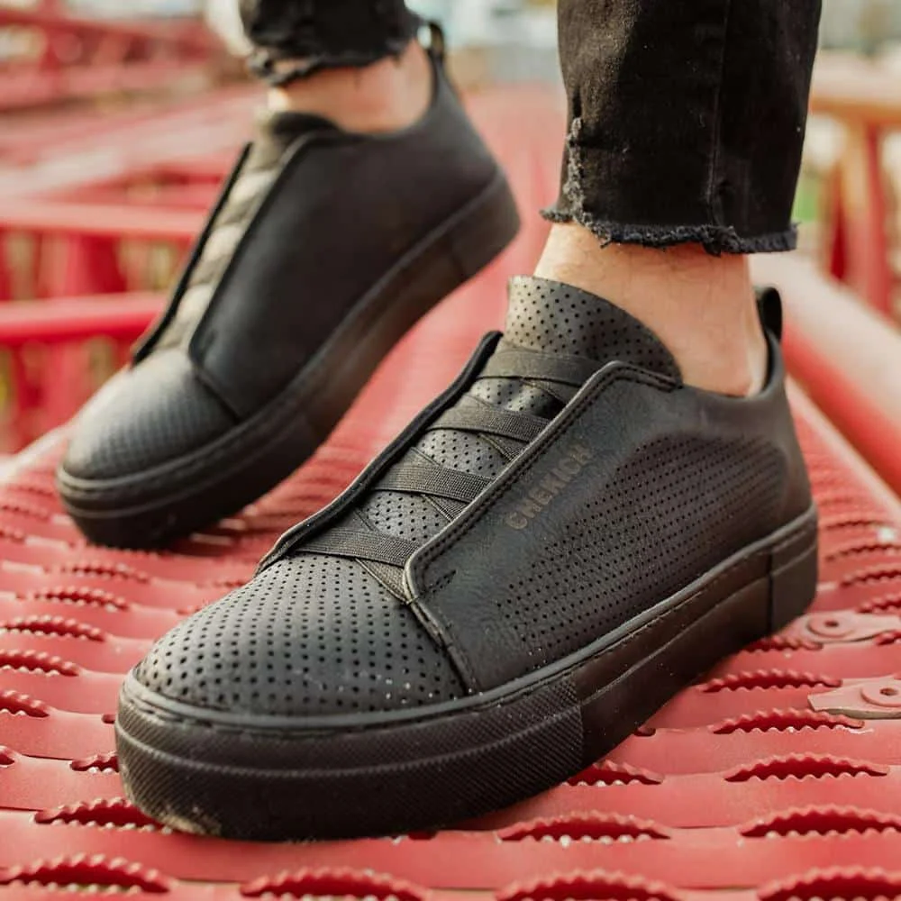 Chekich Men Footwear Shoes Black Artificial Leather