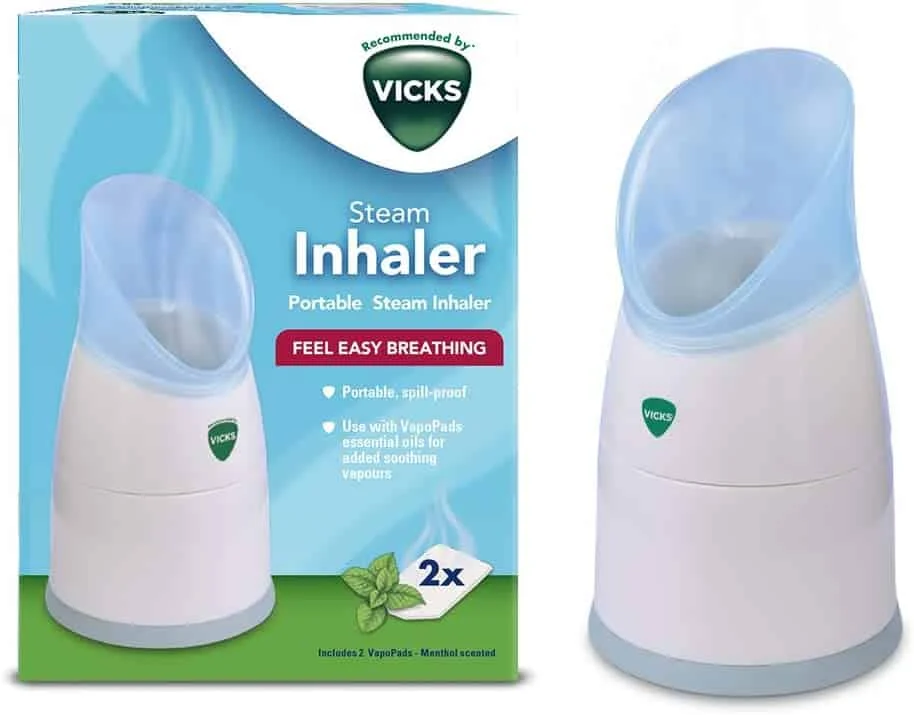 Vicks Steam Inhaler with Two Scent Pads