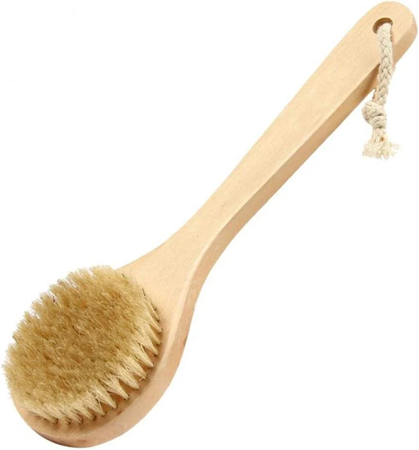 Dry Bath Body Brush Back Scrubber