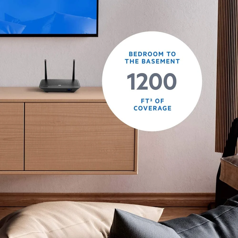 Linksys Mesh Wifi 5 Router, Dual-Band, 1,200 Sq. ft Coverage, Supports Guest WiFi, Parent Control,12+ Devices, Speeds up to (AC1300) 1.3Gbps - Image 5