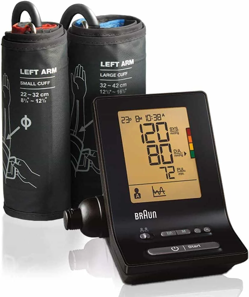 Braun ExactFit 5 automatic Upper arm blood pressure monitor with 2 cuff sizes