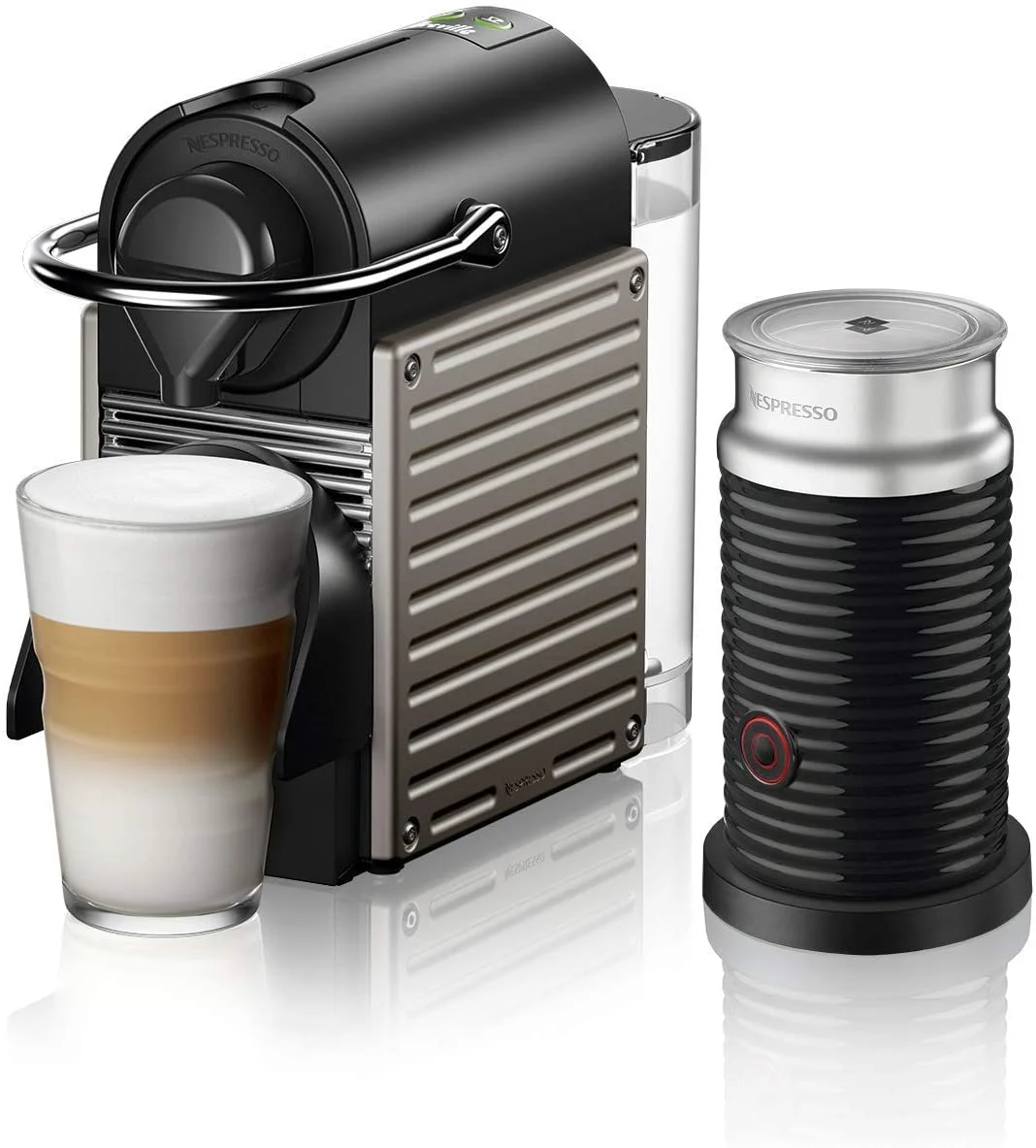Nespresso Pixie with Aeroccino3 by Breville- Titan