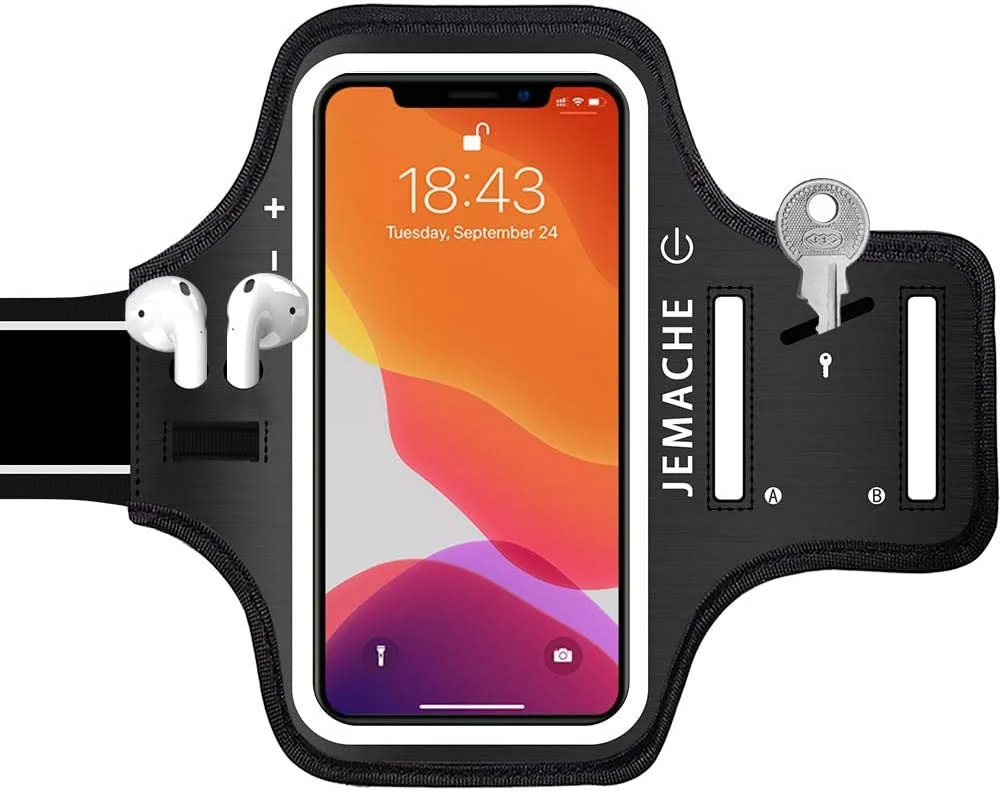 JEMACHE Smartphone Protective Armband for Workouts &