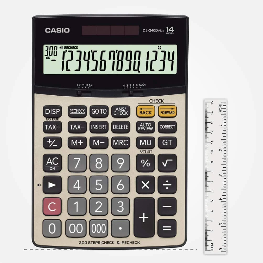 Casio DJ-240DPLUS Desktop Calculator - Image 3