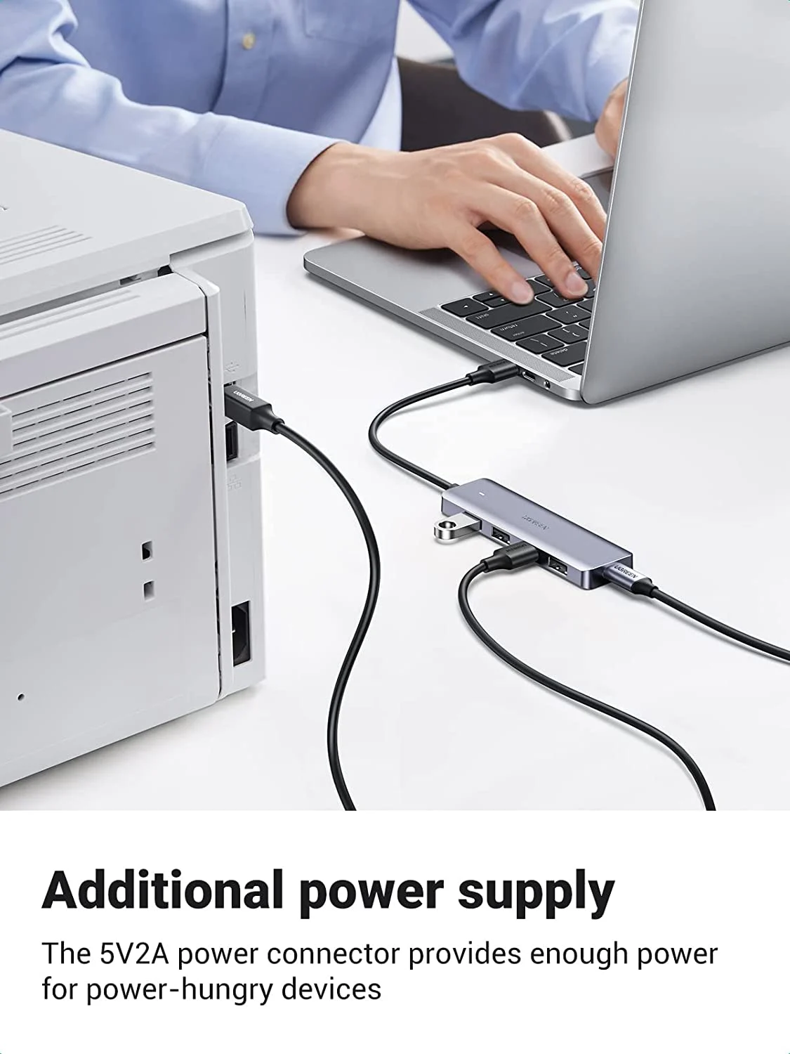 Ugreen USB Hub 4 Port USB 3.0 - Image 2