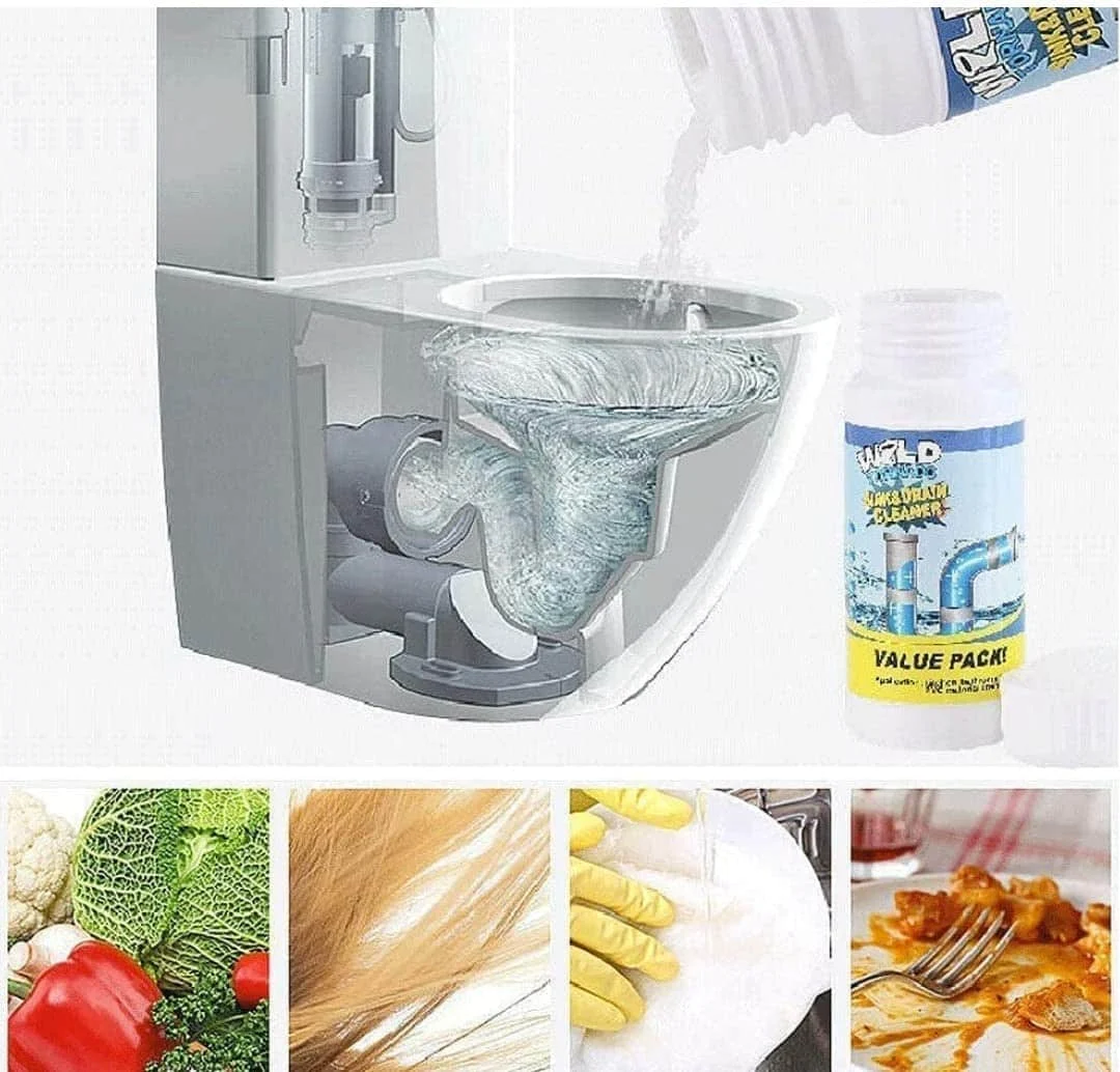 Kitchen Drain Unblocker, Tub, Sink & Unblocker,Powerful Cleaning Fluid - Image 3