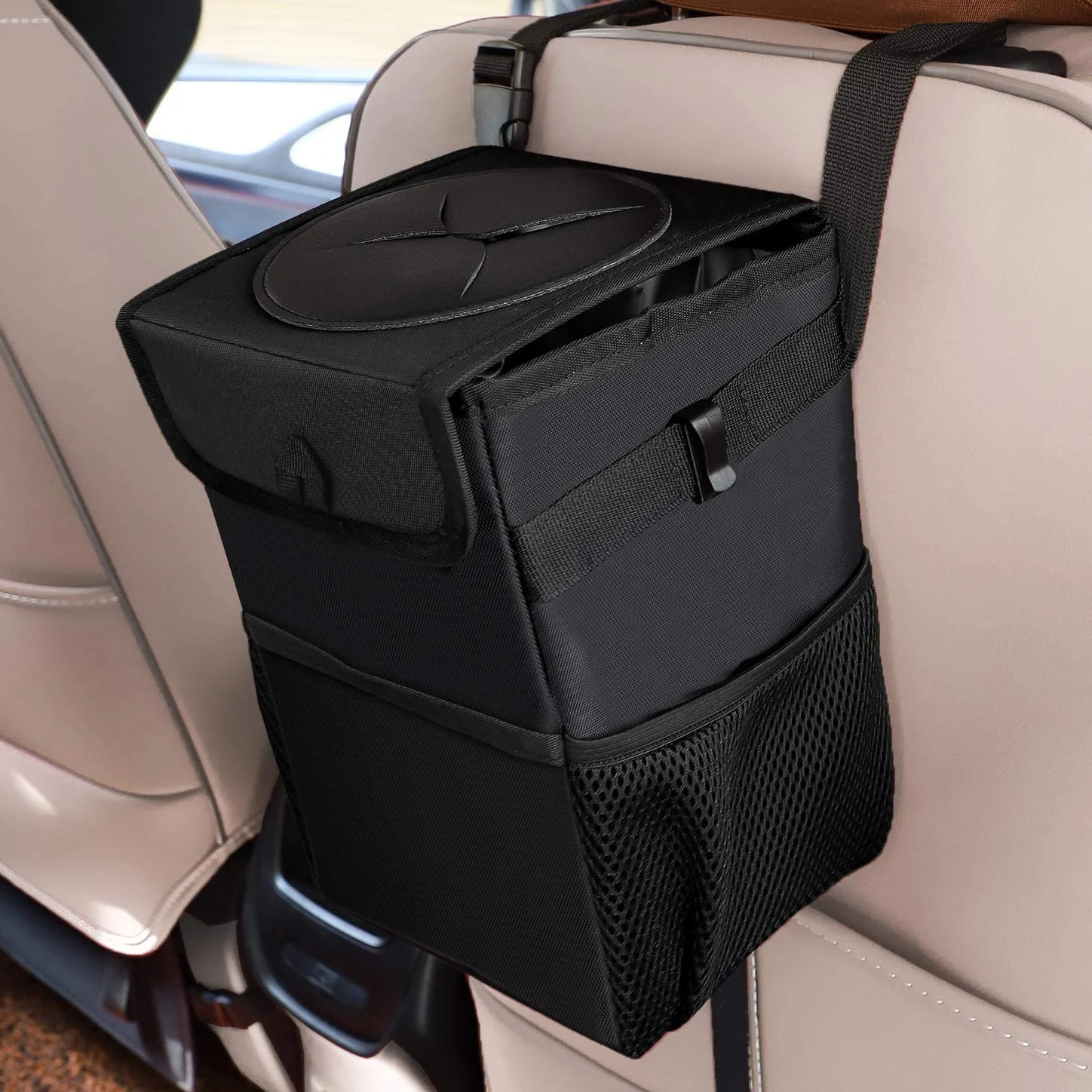 Womdee Multipurpose Car Trash Bag With Lid
