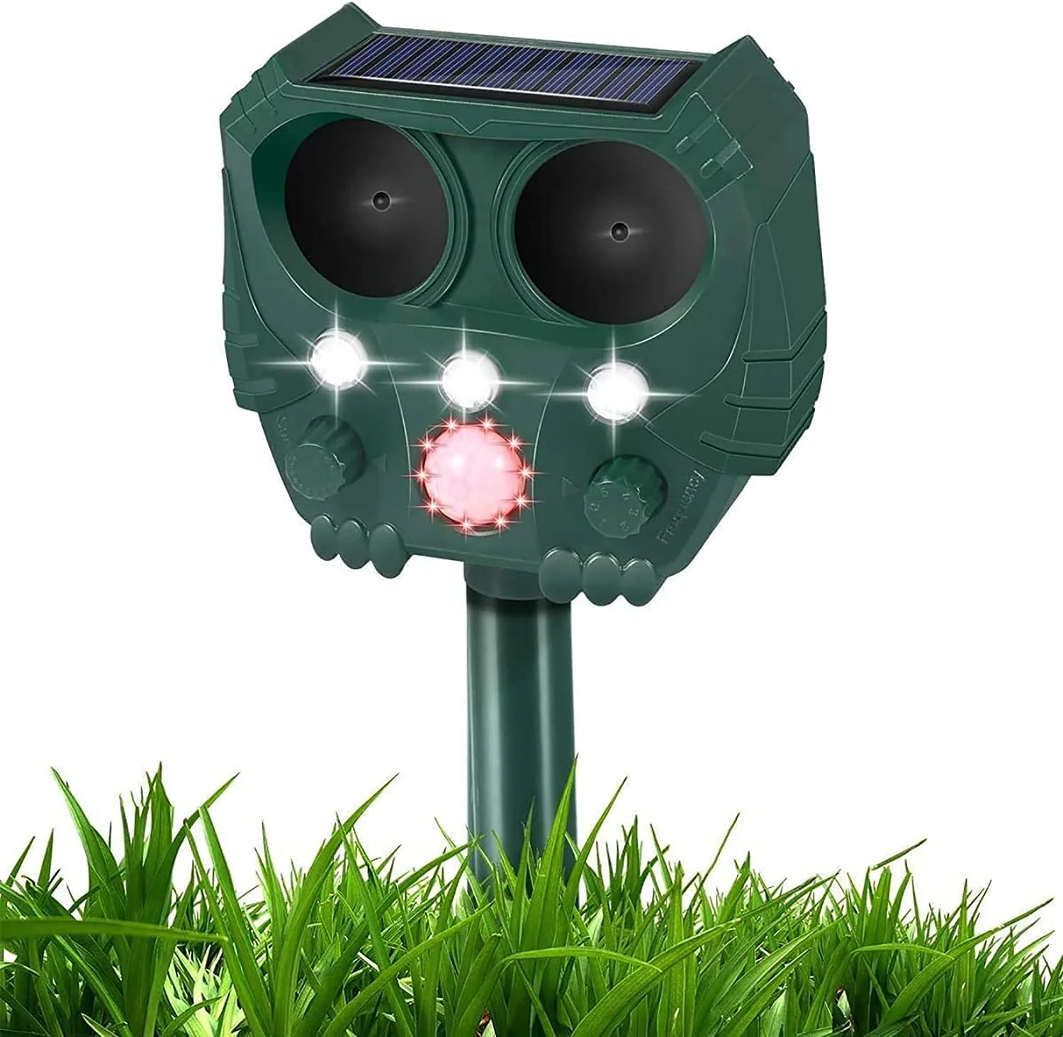 Solar Powered Ultrasonic Animal Repellent