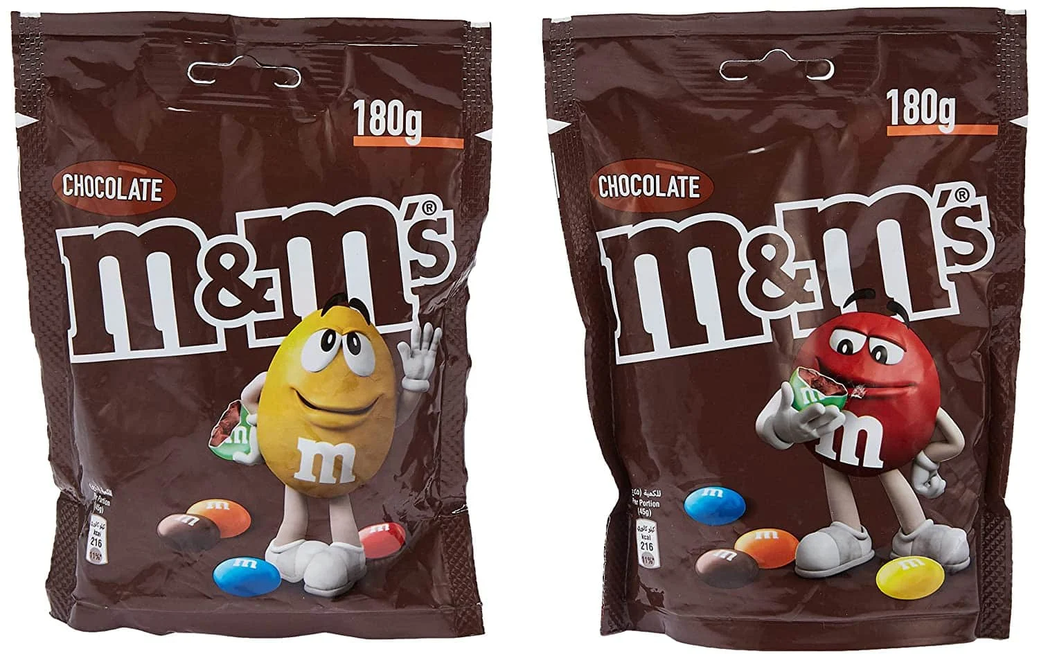 M&M's Chocolate Bar, 2 x 180g