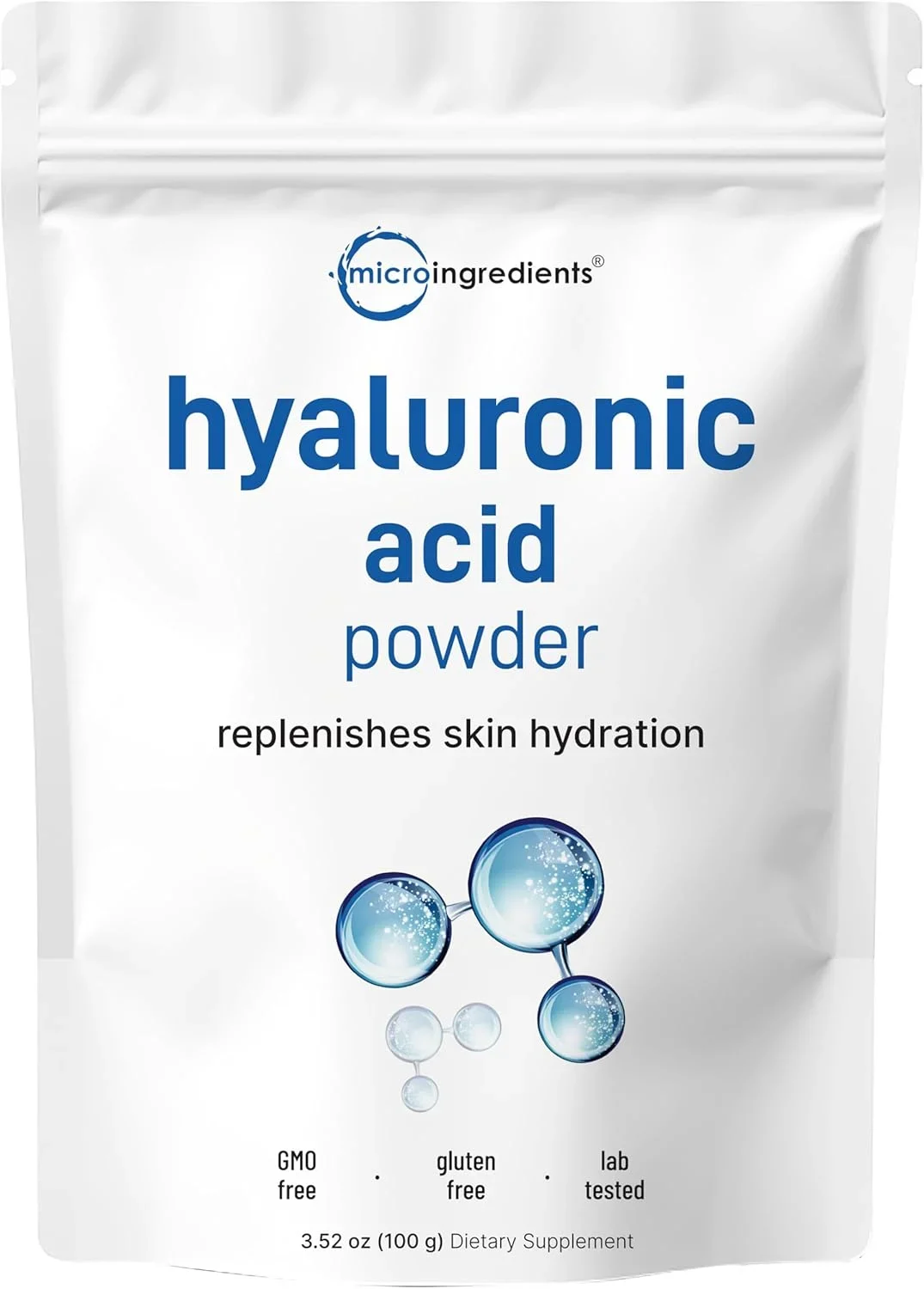 Micro Ingredients Hyaluronic Acid Serum Powder