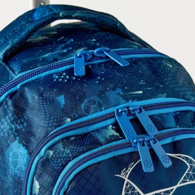 AM RT width Champions League Football Print 18 inch Trolley Backpack with Wheels 35x23x51 cms7.jpg