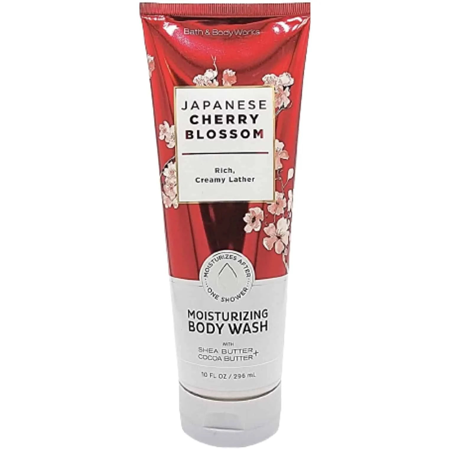 Bath and Body Works JAPANESE CHERRY BLOSSOM Moisturizing Body Wash with Shea Butter and Cocoa Butter