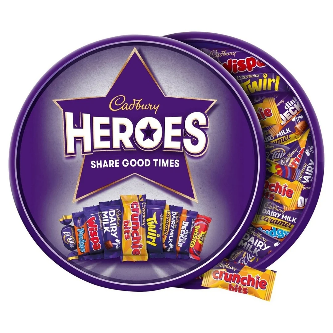 Cadbury Heroes Chocolate Tub (550 g)