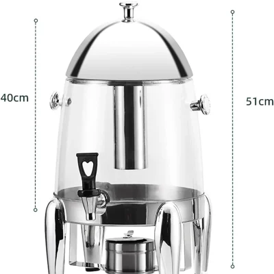 ERICAT Juice Beverage Dispenser Commercial Hot Cold Juice Machine With Water Tap Rapid Cooling and Support Hot Cold Dual Use 12 Liter High Capacity and Removable Water Tank for Restaurant Hotel6.jpg