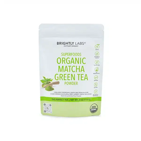 Brightly Labs Superfoods Organic Matcha Green Tea Powder