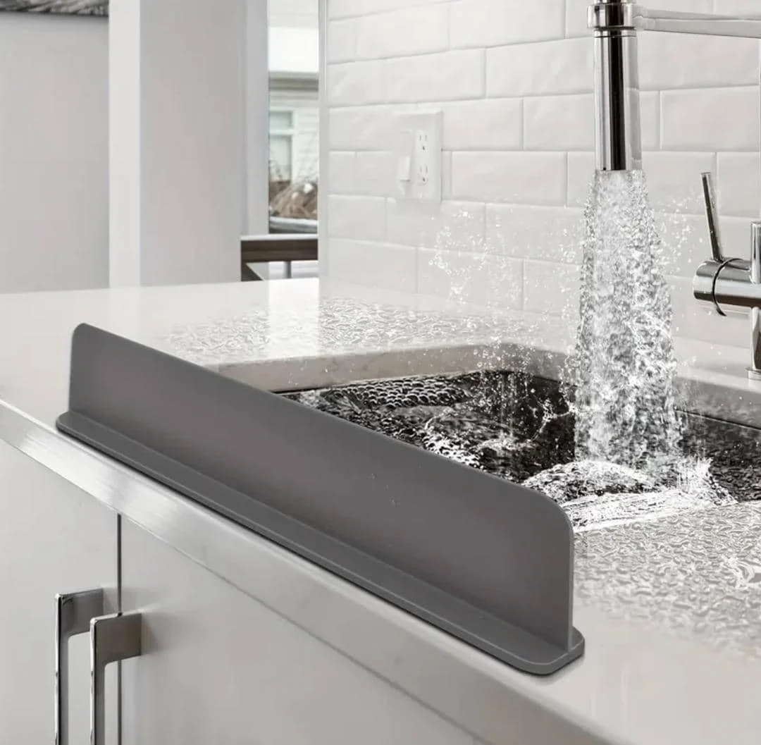 Silicone Sink Splash Guard with Suction Cups